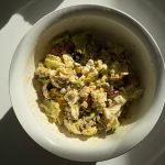 Smashad Potatissallad med Parmesankräm